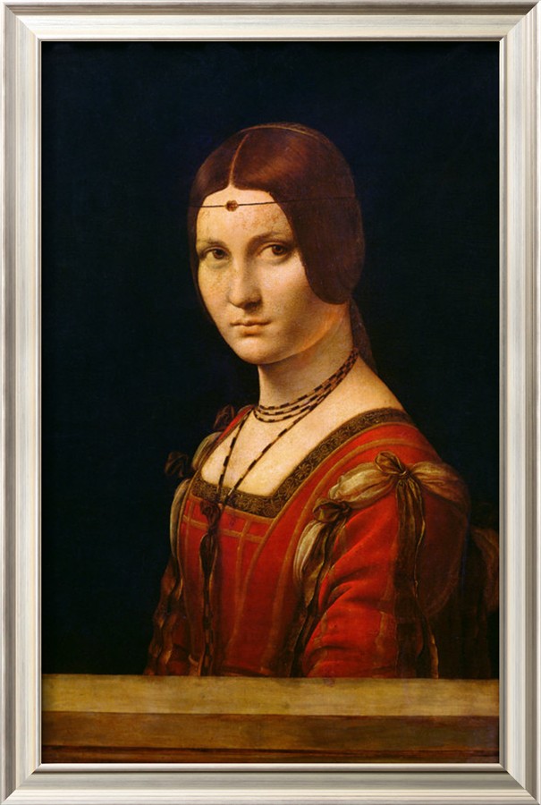 Portrait Of A Lady From The Court Of Milan - Leonardo Da Vinci Painting